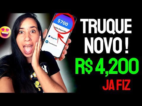 🚨TRUQUE NOVO! Já fiz R$ 4,200 – sem curso e sem experiência (dinheiro online)