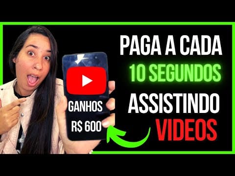 🚨Pagando a cada 10 segundos para assistir a vídeos no celular (ganhar dinheiro online)