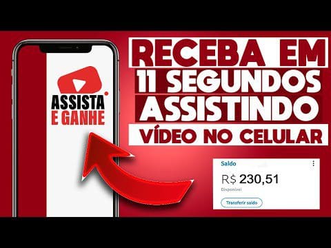 💲Site Pagando a cada 11 SEGUNDOS para Assistir a Vídeos no Celular | Ganhar dinheiro online