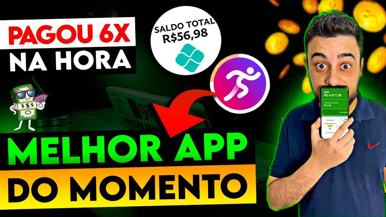 PAGOU 6 VEZES NA HORA! NOVO App de JOGO para GANHAR DINHEIRO na internet