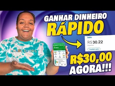 CADASTROU GANHOU R$30! GANHAR DINHEIRO NA INTERNET RÁPIDO