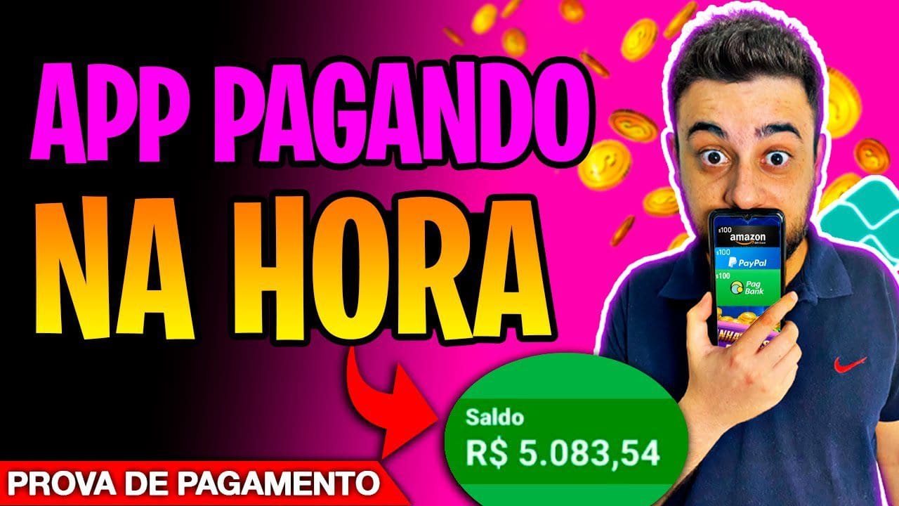 SUPER LANÇAMENTO PAGANDO NA HORA – Novo APP de JOGO para GANHAR DINHEIRO todo dia