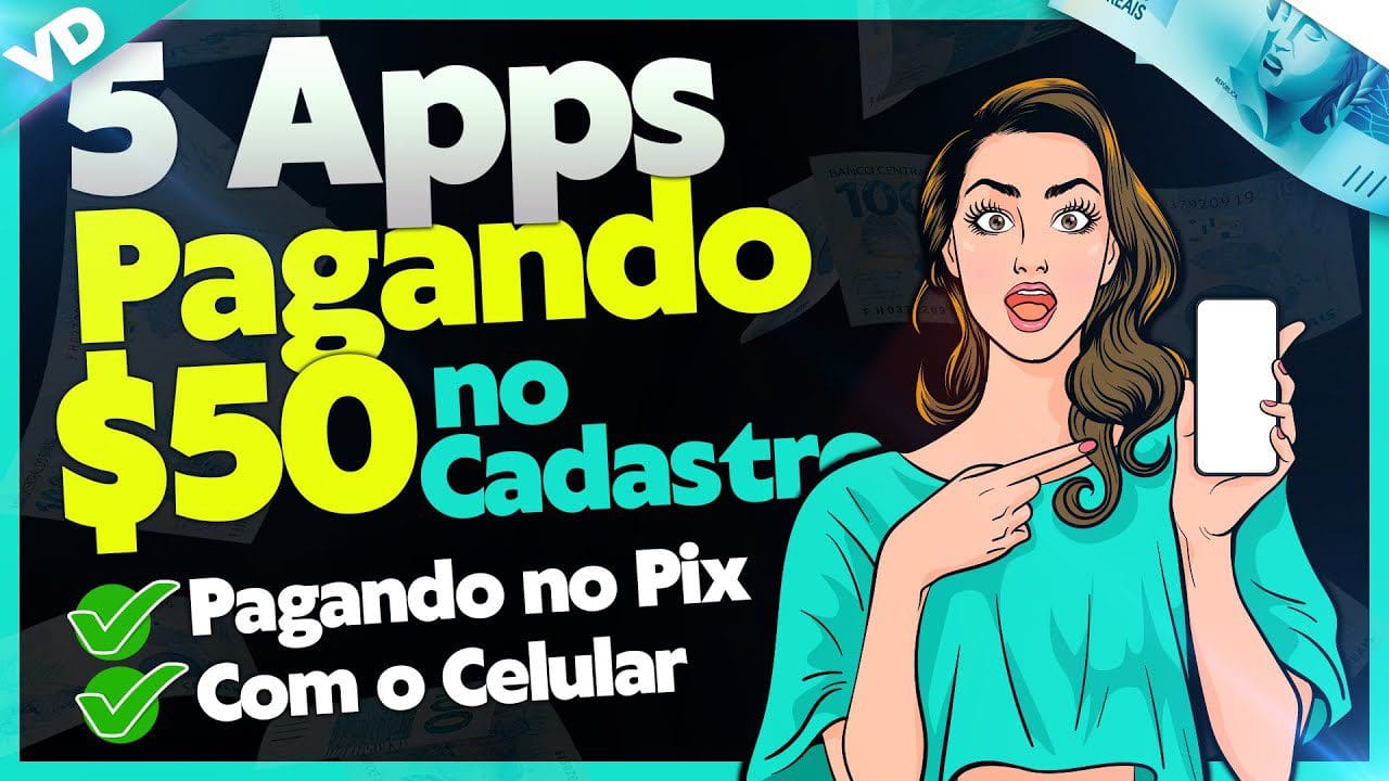 🤑 [Cadastre e Ganhe R$50] APLICATIVO PAGANDO NO CADASTRO 2022 – App Pagando por Cadastro 2022✅