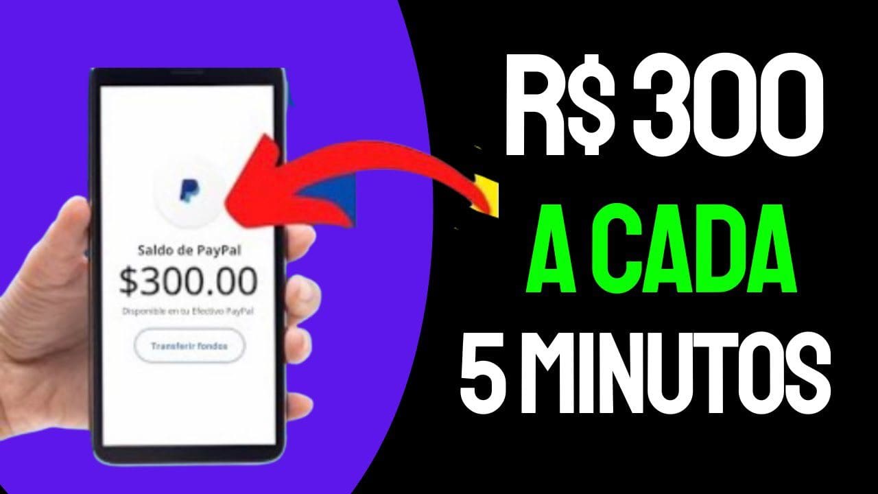 Ganhe R$ 300,00 em 5 minutos com essa plataforma nova – como ganhar dinheiro na internet