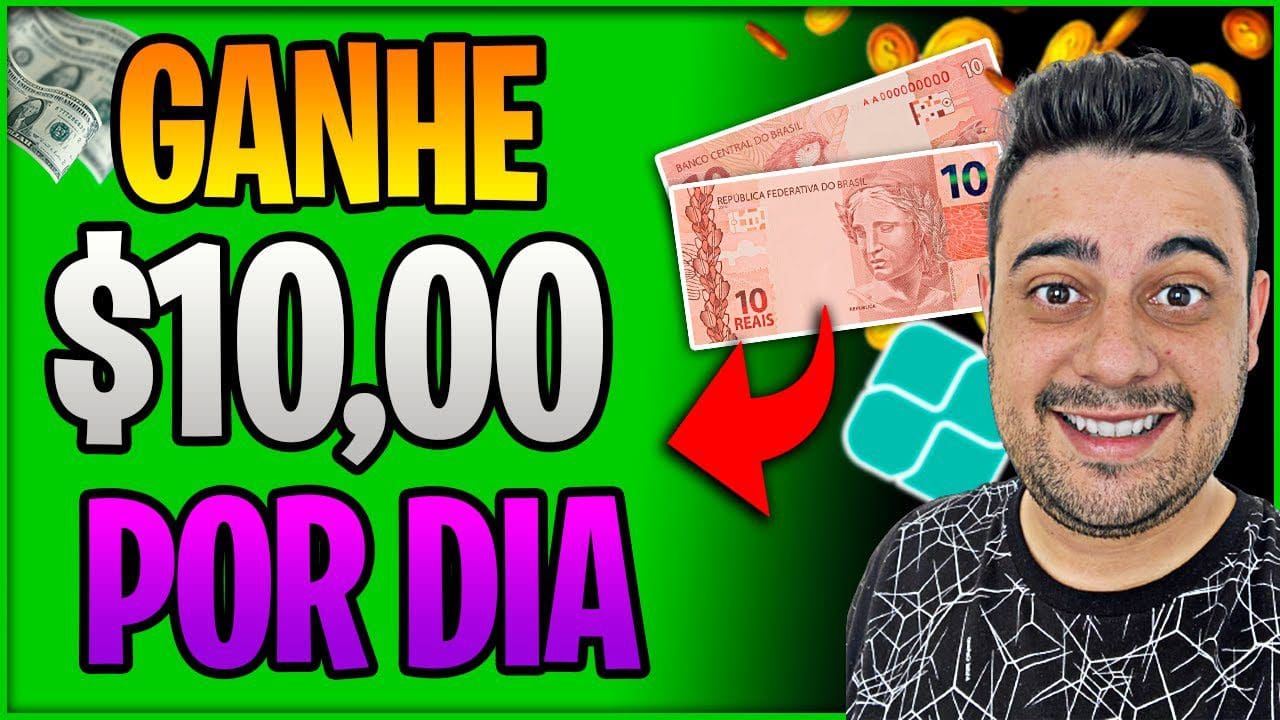 GANHE R$10,00 TODO DIA COM ESSE APP de JOGO para GANHAR DINHEIRO de VERDADE!