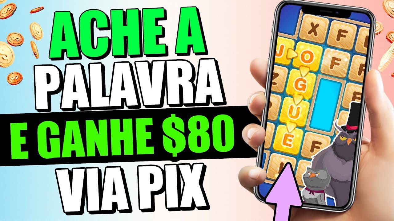 LANÇOU A 1 MINUTO! CAÇA PALAVRAS DANDO R$80 NO PIX POR CADA PALAVRA ACHADA