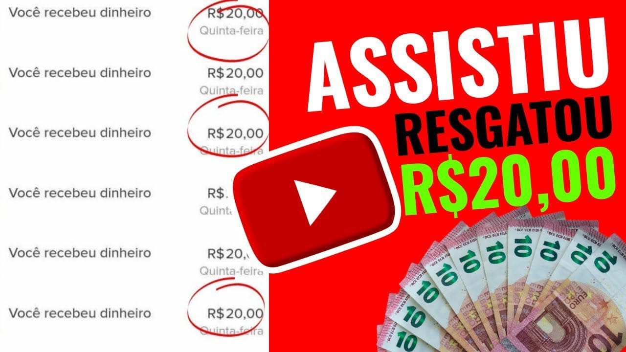 Ganhar dinheiro assistindo vídeo [SEM COMPRAR CURSO] R$ 250,00 por semana Ganhe Dinheiro Online