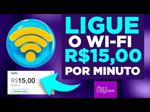 🤑Ganhe R$ 15,00 por MINUTO – Ligue o Wi-Fi do Celular (Como ganhar dinheiro na internet)
