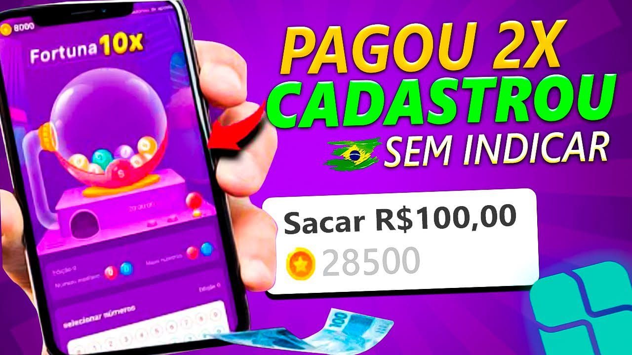 APP PAGOU 2 VEZES R$60 NO CADASTRO E + R$100 SÓ POR JOGAR [Prova De Saque]