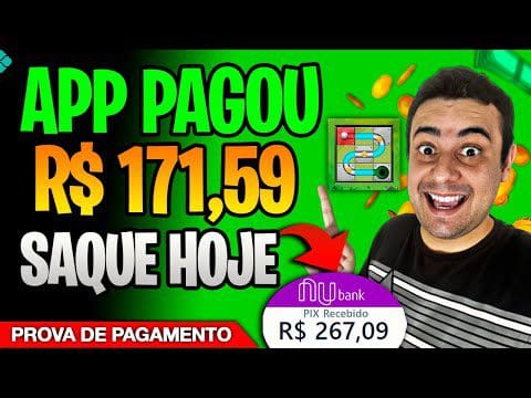 MOSTREI o MELHOR APP de JOGOS para GANHAR DINHEIRO de VERDADE (Prova de Pagamento)