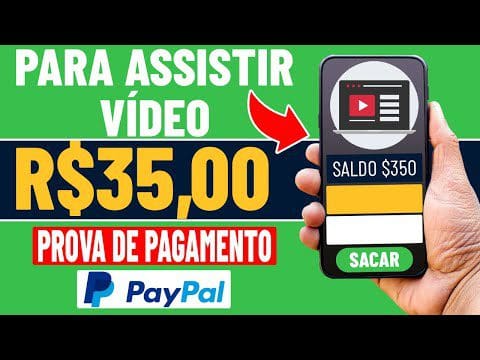 Ganhei R$ 35,00 em 11 SEG (para Assistir Vídeos no Celular + PROVA) Como Ganhar dinheiro na Internet