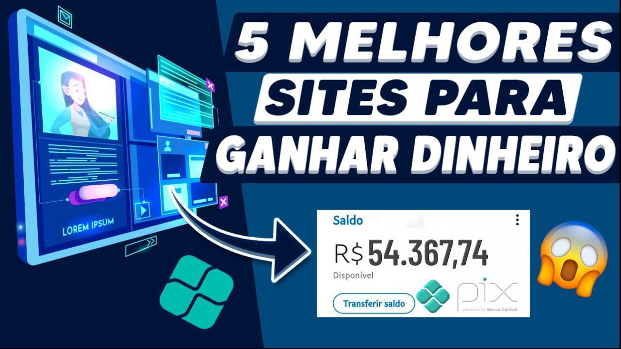 Como Ficar Rico Sendo Pobre 5 MELHORES Sites para ganhar dinheiro (Em todo o mundo)