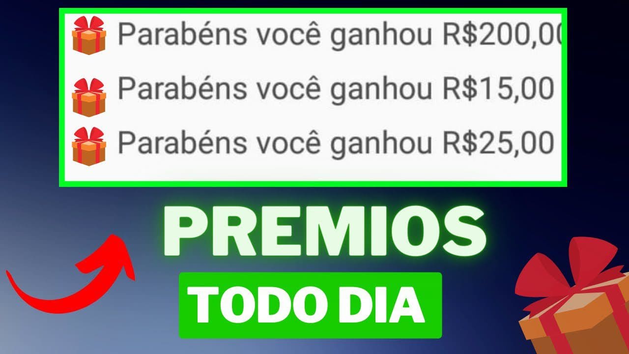 🎁É DE VERDADE !! Site NOVO pagando PRÊMIOS todo dia (grátis) dinheiro on-line