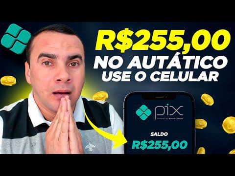 🤑Ganhe no AUTOMÁTICO ate R$ 255,00 por SEMANA Use o Celular (GRÁTIS) Ganhar dinheiro online grátis