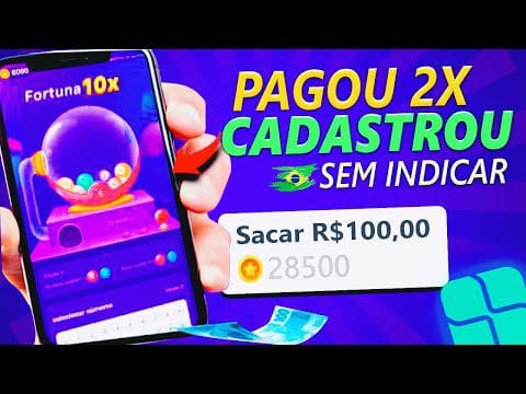 [OLHA ISSO]😨 Esse App Pagou 2 Vezes R$100 no Cadastro Sem Indicar Ninguém