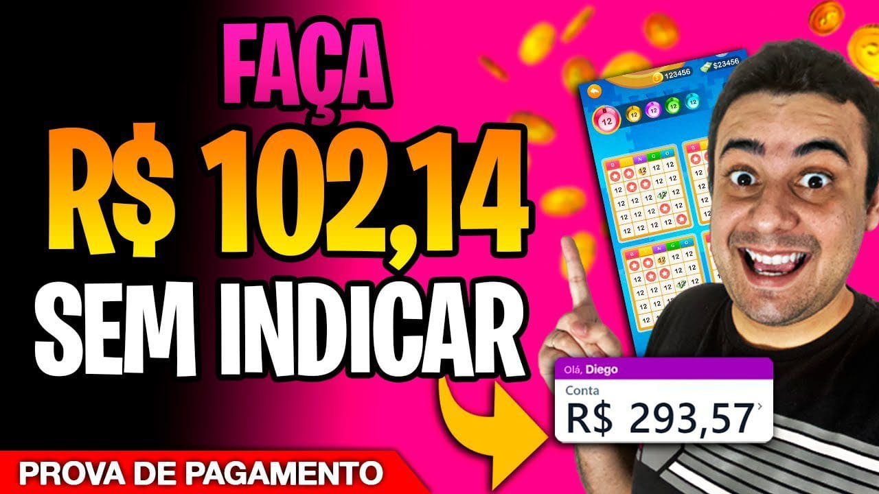 [URGENTE] NOVO App de JOGO para GANHAR DINHEIRO de VERDADE sem indicar Como ganhar Dinheiro em Dólar