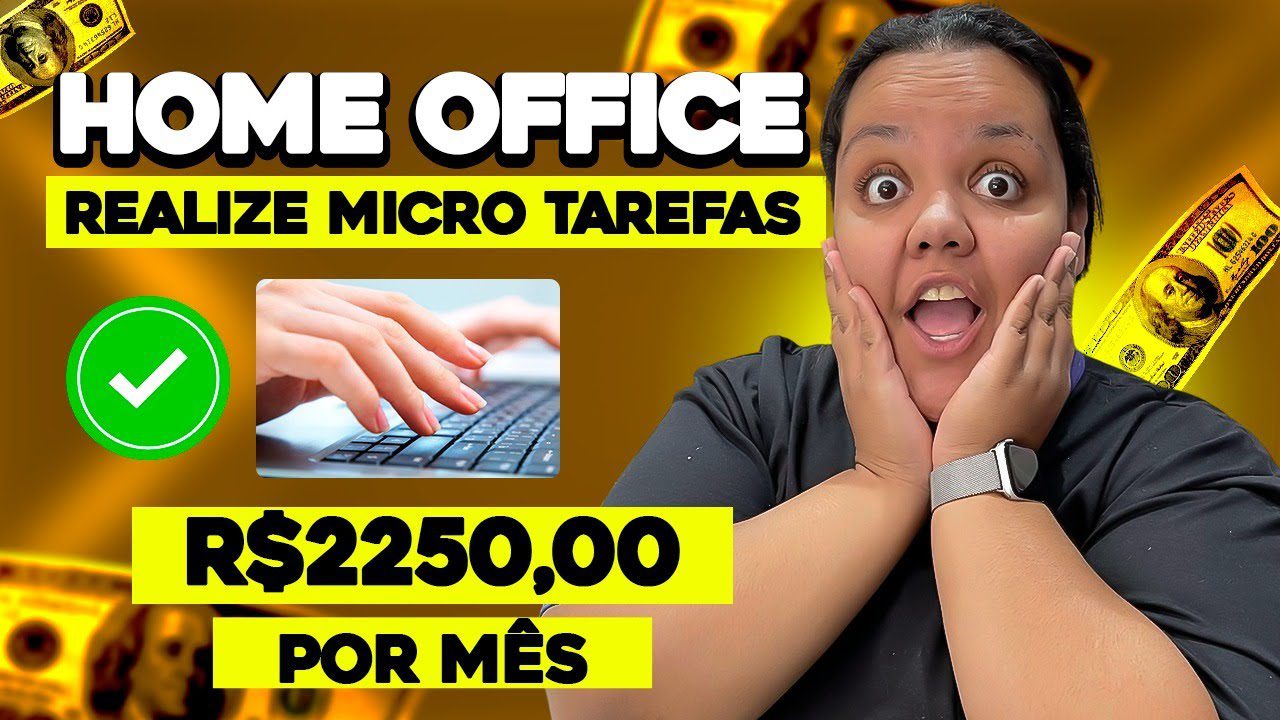 COMO GANHAR DINHEIRO NA INTERNET REALIZANDO MICRO TAREFAS [HOME OFFICE]