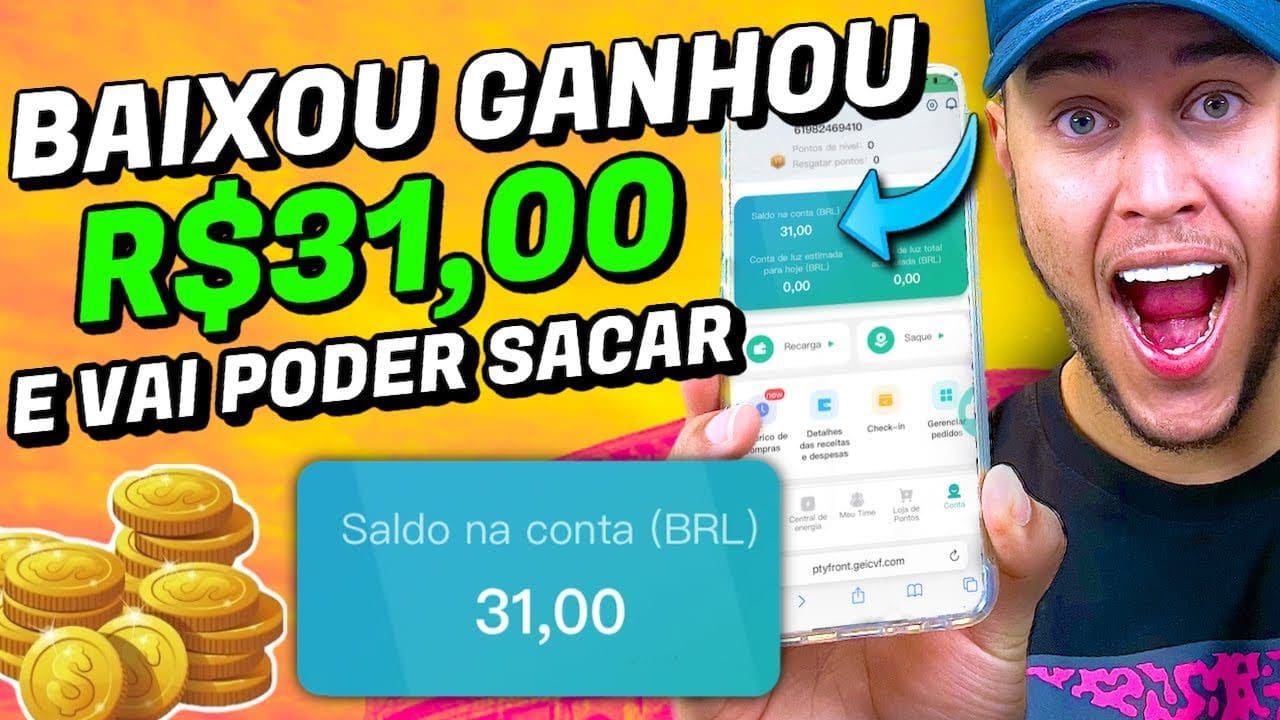 (ESSE É VERDADE) CORRE QUE ESSE APP DA R$31 NO CADASTRO E VAI PODER SACAR 😱