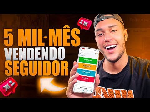 URGENTE! COMO EU GANHEI R$5.000 ESSE MÊS VENDENDO SEGUIDORES ✅ [Passo A Passo Completo]