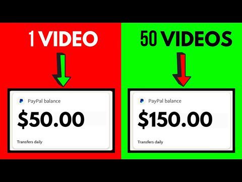 *(1Video= $5.00)* Ganhar Dinheiro Assistindo Videos/como ganhar dinheiro assistindo vídeo no youtube