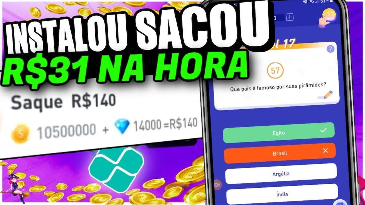 LANÇOU HOJE (CORRE) JOGO PAGANDO  R$31 só PRA BAIXAR e JÁ PODE SACAR na HORA