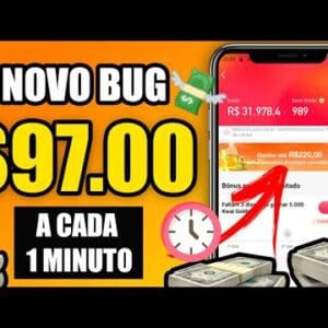 👉Como Ganhar R$97.00 Reais A CADA 1 MINUTO no KWAI [USANDO ESSE BUG] 😱 Como Ganhar Dinheiro no Kwai