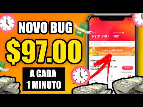 👉Como Ganhar R$97.00 Reais A CADA 1 MINUTO no KWAI [USANDO ESSE BUG] 😱 Como Ganhar Dinheiro no Kwai