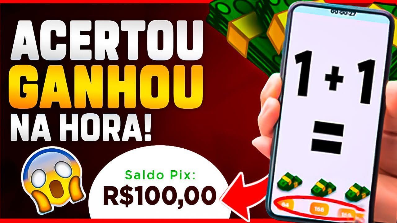 OLHA ISSO😨 Acerte A Resposta de Matemática e GANHE um PIX de R$100 na HORA sem PEGADINHA