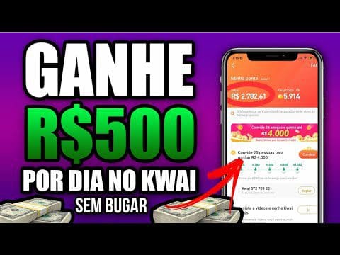 Como Ganhar R$500 Reais POR DIA no KWAI [USANDO esse BUG] 😱 Como Ganhar Dinheiro no Kwai