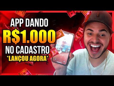 LANÇOU AGORA APP DANDO R$1.000 NO CADASTRO/App para ganhar dinheiro/Como Ganhar Dinheiro na Internet