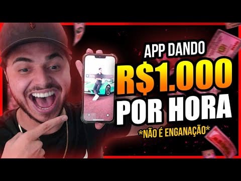 LANÇOU APP que GERA PIX de $1.000 por HORA/App para ganhar dinheiro/Como Ganhar Dinheiro na Internet