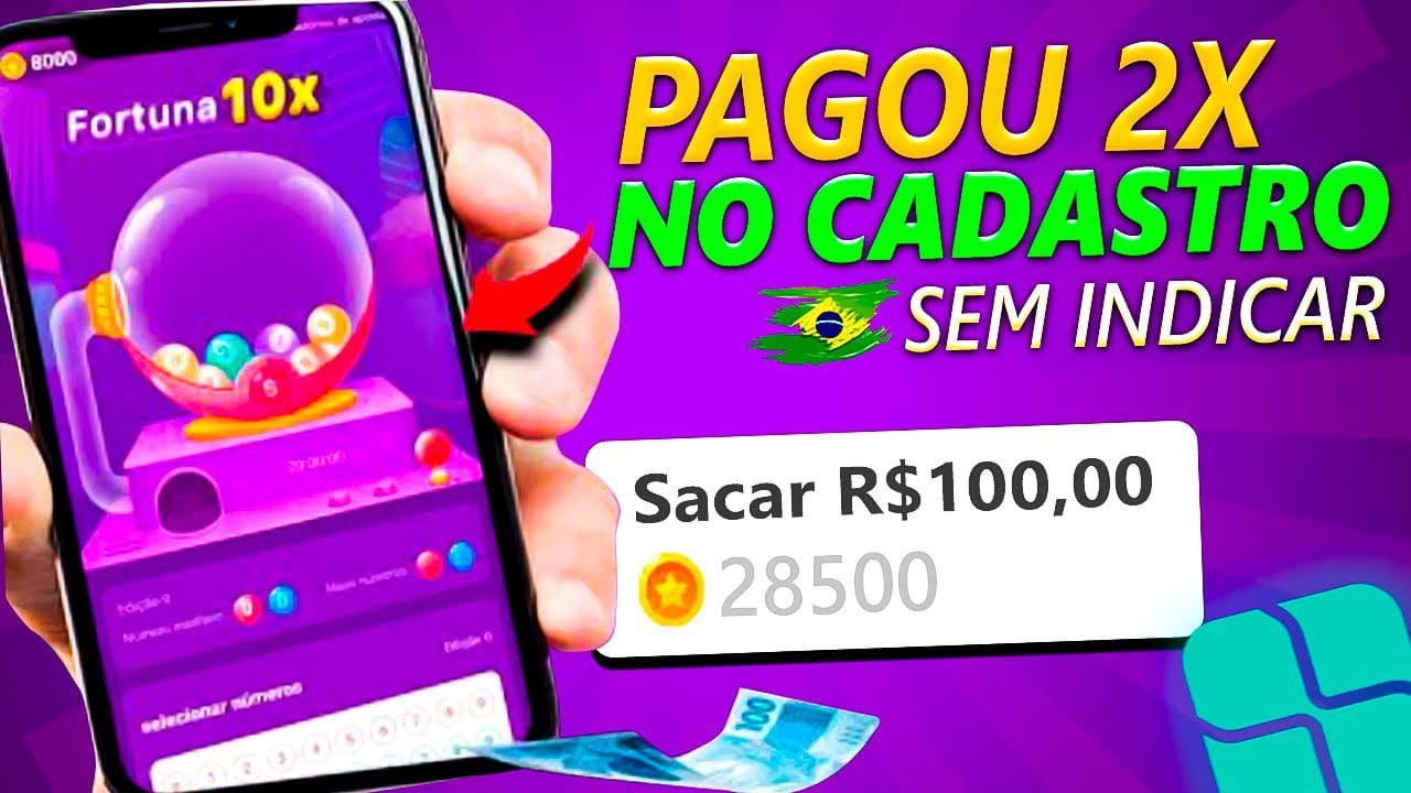 [OLHA ISSO]😨 Esse App Pagou 2 Vezes R$100 no Cadastro Sem Indicar Ninguém