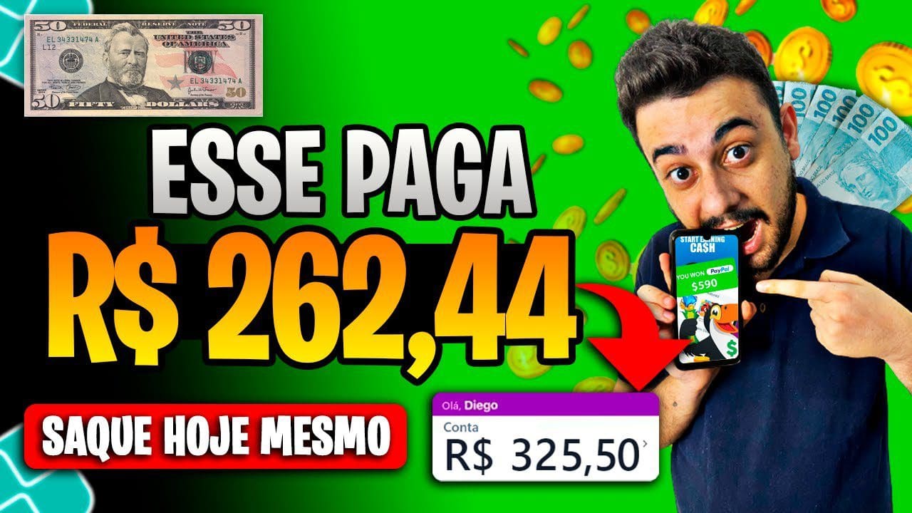 ESSE APP PAGA até R$ 262,44 (SAQUE HOJE) – Como Ganhar Dinheiro na Internet em 2022 – Cash Winappio