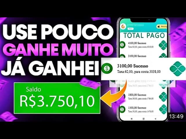 [CORRE] GANHE R$300/DIA (MELHOR APLICATIVO PARA GANHAR na INTERNET)