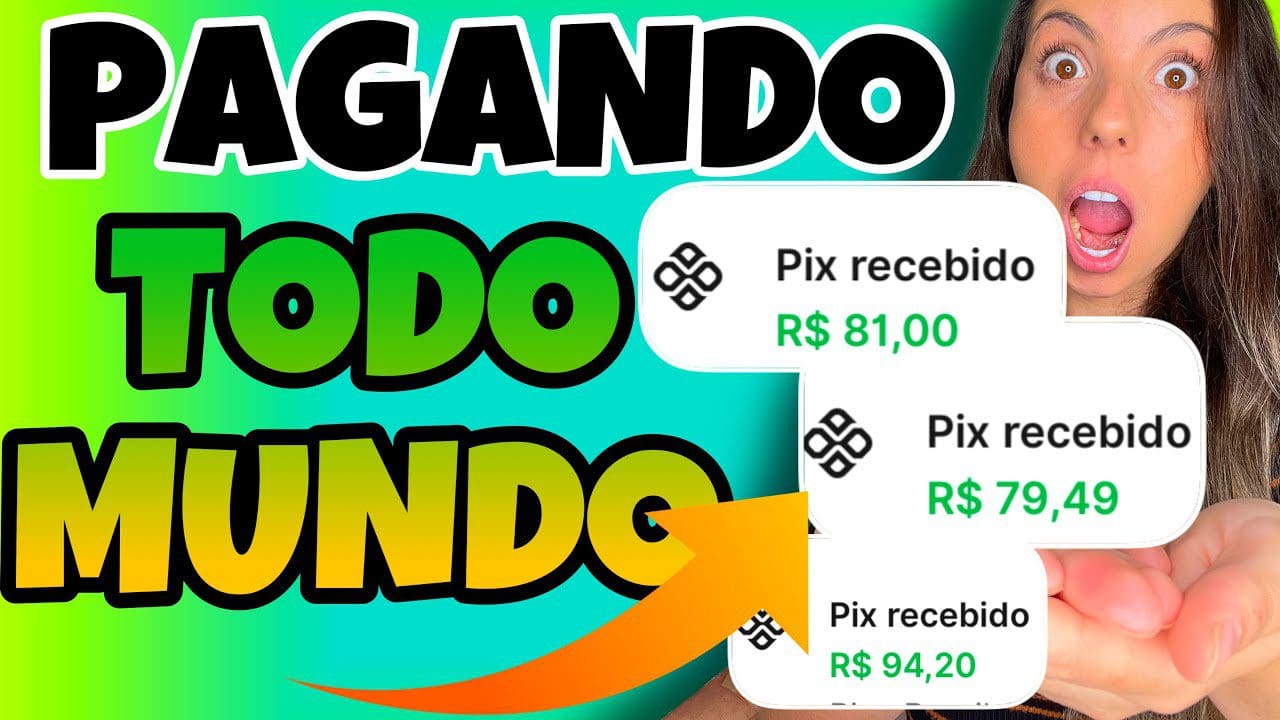 PAGANDO TODO MUNDO 😦 MELHOR APP PRA GANHAR DINHEIRO NO MESMO DIA 2022