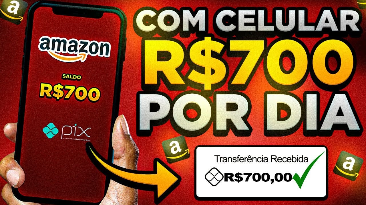 COMO FAZER A PRIMEIRA VENDA COMO AFILIADO AMAZON EM 7 MINUTOS no Celular / Dinheiro na Internet