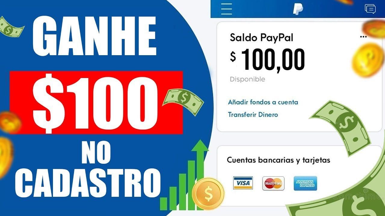 GANHE $100 NO CADASTRO E SAQUE NO PIX NA HORA🤑App para ganhar dinheiro/APP PAGANDO POR CADASTRO 2022