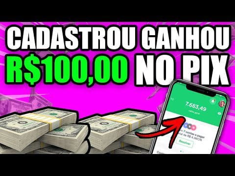 CADASTROU GANHOU R$10,00 NO PIX – APP para GANHAR DINHEIRO NO PIX – Como Ganhar Dinheiro na Internet