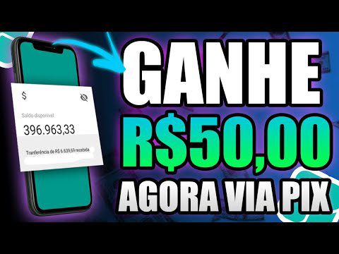 GANHE R$50 AGORA VIA PIX 🥳BAIXOU GANHOU/aplicativos que dão dinheiro de verdade/como ganhar dinheiro