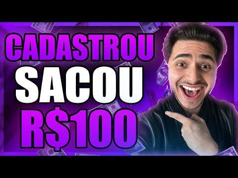 ESSE É SÓ BAIXAR E JÁ SACAR $100 NO CADASTRO/Aplicativo para ganhar dinheiro/Como Ganhar Dinheiro