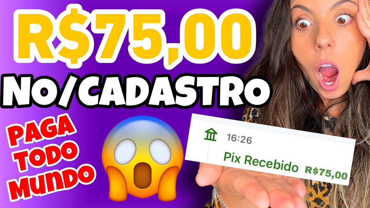 R$75 NO CADASTRO (NOVA PROMOÇÃO) – Banco que paga no Cadastro 2022