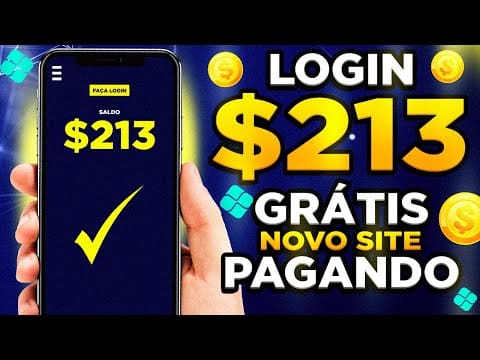 Faça Login Todo Dia Site Pagando $213 a Cada Acesso (GRÁTIS) Como Ganhar Dinheiro na Internet