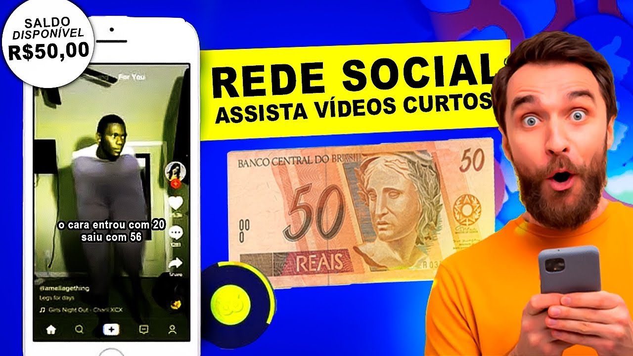 É O FIM DO KWAI – Nova Rede Social Paga R$22 Pra Ver Vídeos Curtos (R$22 POR VÍDEO)