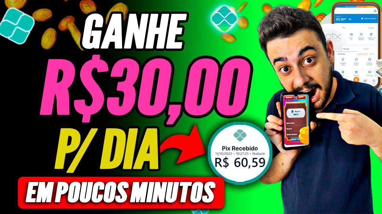 *URGENTE* GANHE R$30,00 POR DIA com esse novo APP PARA GANHAR DINHEIRO na internet em 2022