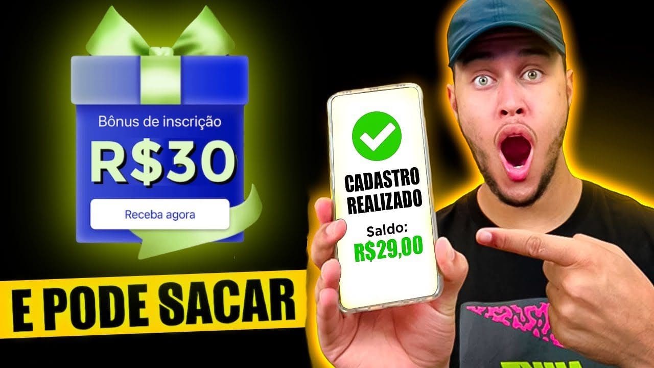 VAI SACAR NA HORA – CORRE APP DANDO R$30 NO CADASTRO DE GRAÇA E PODE SACAR