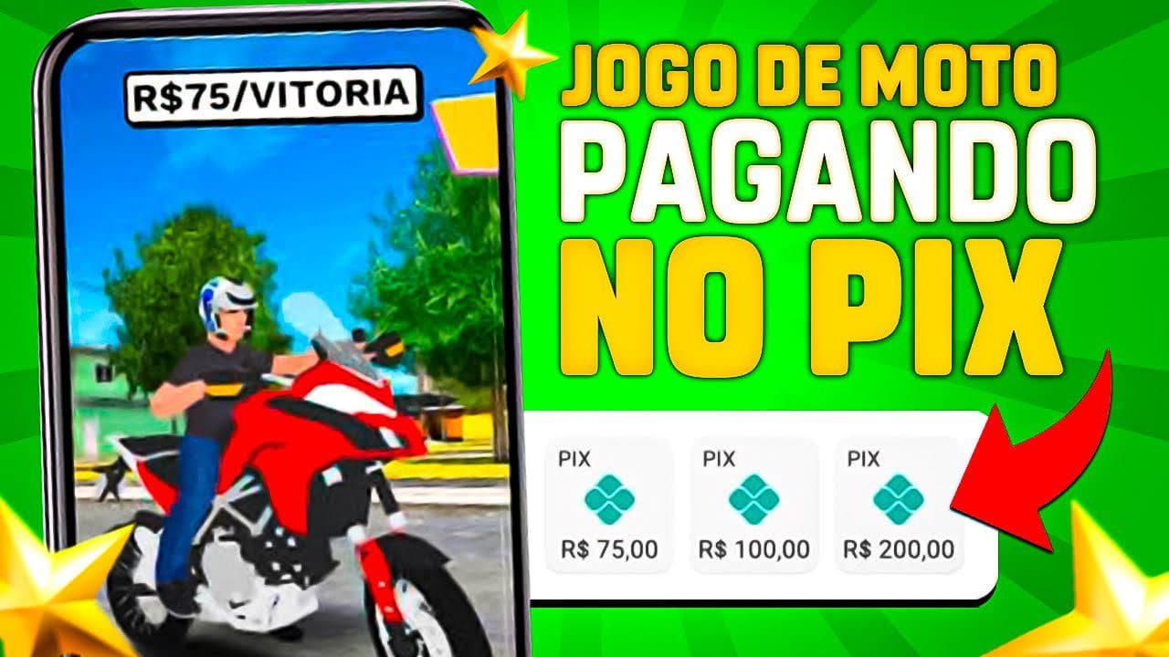 CORRIDA MOTO – VENÇA uma CORRIDA e SAQUE R$75 no PIX desse JOGO DE MOTO