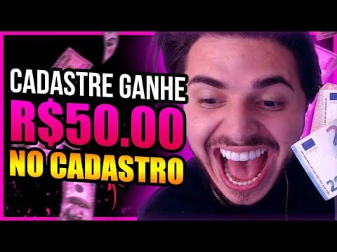 CADASTRE E GANHE R$50.00 NO CADASTRO/Aplicativo Pagando No Cadastro/Como Ganhar Dinheiro na Internet