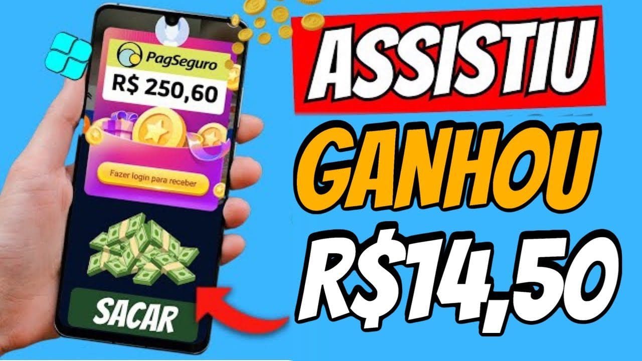 GANHE até R$14,50 por CADA VÍDEO ASSISTIDO – BUG para SACAR NO MESMO DIA