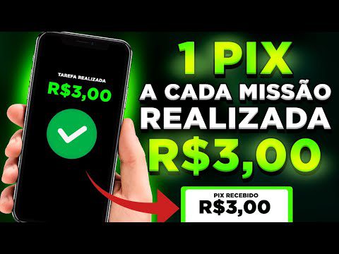 GANHE 1 PIX A CADA MISSÃO REALIZADA – App Fácil para Ganhar Dinheiro Via Pix (Dinheiro Online)