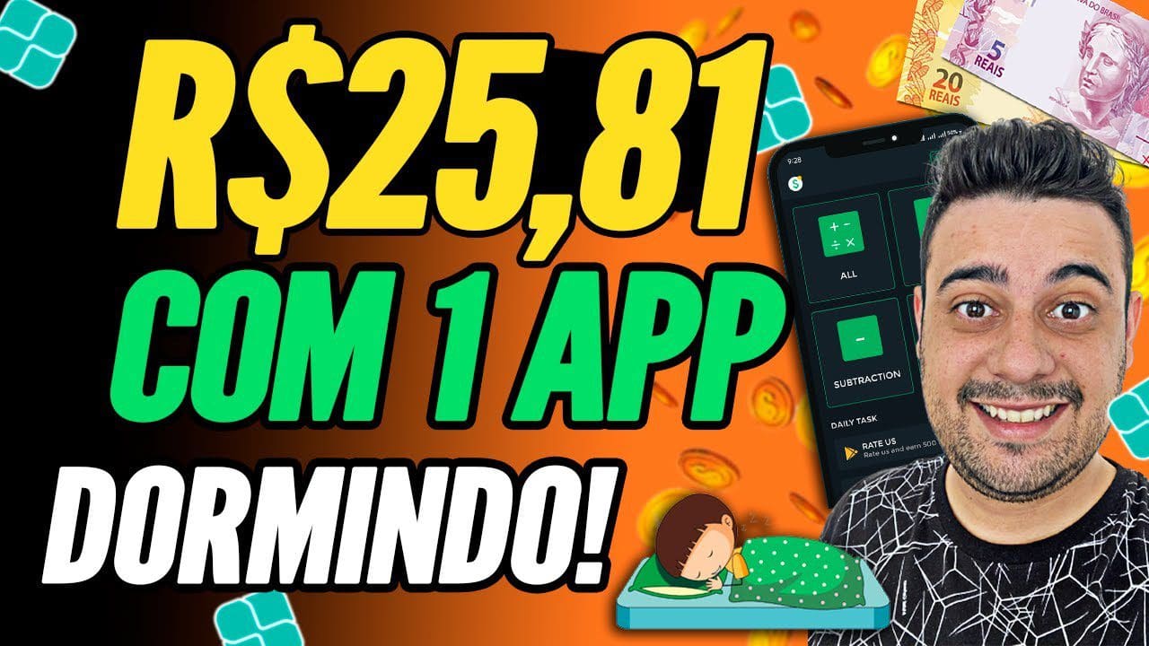 INSTALE esse APP e GANHE DINHEIRO DORMINDO! APP para GANHAR DINHEIRO EM 2022